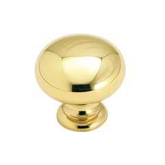 Brass Classics 1 Inch Diameter Polished Brass Cabinet Knob Brass Classics 1 Inch Diameter Polished Brass Cabinet Knob