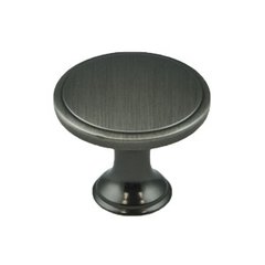 Oasis 1-1/4 Inch Diameter Brushed Tin Cabinet Knob Oasis 1-1/4 Inch Diameter Brushed Tin Cabinet Knob