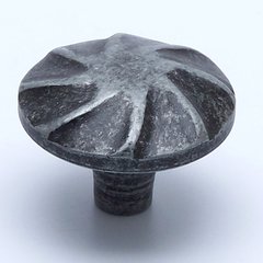Rhapsody 1-5/16 Inch Diameter Weathered Iron Cabinet Knob Rhapsody 1-5/16 Inch Diameter Weathered Iron Cabinet Knob