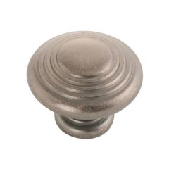 Deco 1-1/4 Inch Diameter Dark Antique Copper Cabinet Knob Deco 1-1/4 Inch Diameter Dark Antique Copper Cabinet Knob