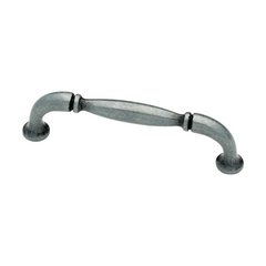 Mission 3-3/4 Inch Center to Center Antique Pewter Cabinet Pull Mission 3-3/4 Inch Center to Center Antique Pewter Cabinet Pull
