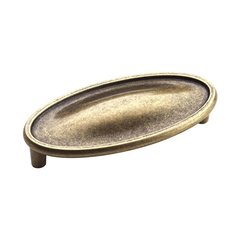 Manor 3 Inch Center to Center Weathered Brass Cabinet Pull Manor 3 Inch Center to Center Weathered Brass Cabinet Pull