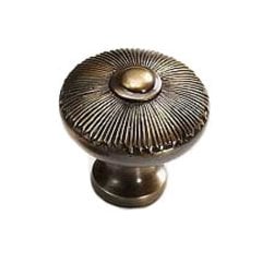 Sunburst 1-1/2 Inch Diameter Estate Dover Cabinet Knob Sunburst 1-1/2 Inch Diameter Estate Dover Cabinet Knob