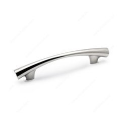 Abstract 5-1/16 Inch Center to Center Chrome Cabinet Pull Abstract 5-1/16 Inch Center to Center Chrome Cabinet Pull