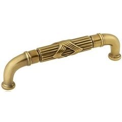 Ribbon and Reed Appliance Pull 8 inch Center to Center Winchester Brass Ribbon and Reed Appliance Pull 8 inch Center to Center Winchester Brass
