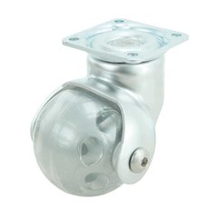 Ball Caster with Swivel - Satin Chrome Ball Caster with Swivel - Satin Chrome