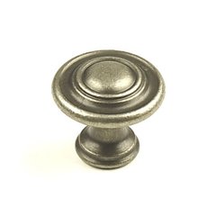 Baroque 1-3/8 Inch Diameter Aged Pewter Cabinet Knob Baroque 1-3/8 Inch Diameter Aged Pewter Cabinet Knob