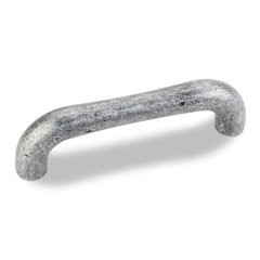 Belcastel 2 3-3/4 Inch Center to Center Swedish Iron Machined Dull Cabinet Pull Belcastel 2 3-3/4 Inch Center to Center Swedish Iron Machined Dull Cabinet Pull