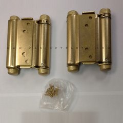 3029-4 4" Double Acting Mortise Spring Hinge - Satin Brass 3029-4 4" Double Acting Mortise Spring Hinge - Satin Brass