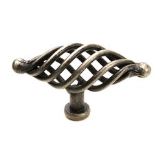 Saxon 3-1/2 Inch Diameter Wrought Iron Cabinet Knob Saxon 3-1/2 Inch Diameter Wrought Iron Cabinet Knob