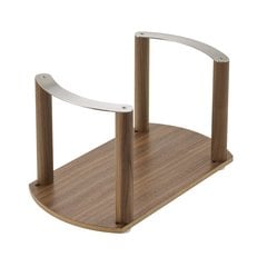 Plate Holder 13-3/8 inch W Walnut Finish Plate Holder 13-3/8 inch W Walnut Finish
