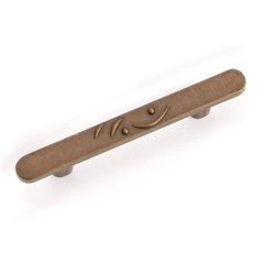 Graffiti 3 Inch Center to Center Stonewashed Bronze Cabinet Pull Graffiti 3 Inch Center to Center Stonewashed Bronze Cabinet Pull