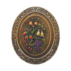 Tuscan 1-3/16 Inch Diameter Brass Hand Tinted Cabinet Knob Tuscan 1-3/16 Inch Diameter Brass Hand Tinted Cabinet Knob