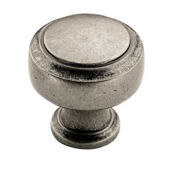 Highland Ridge 1-1/8 Inch Diameter Aged Pewter Cabinet Knob Highland Ridge 1-1/8 Inch Diameter Aged Pewter Cabinet Knob