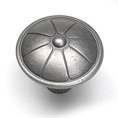 Kama 1-1/2 Inch Diameter Antique Pewter Cabinet Knob Kama 1-1/2 Inch Diameter Antique Pewter Cabinet Knob