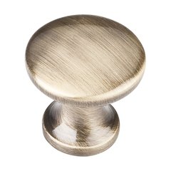 Geneva 1 Inch Diameter Antique Brass Cabinet Knob Geneva 1 Inch Diameter Antique Brass Cabinet Knob