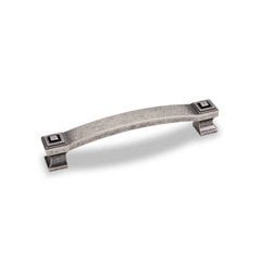Delmar 5-1/16 Inch Center to Center Distressed Pewter Cabinet Pull Delmar 5-1/16 Inch Center to Center Distressed Pewter Cabinet Pull