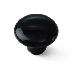 Porcelain Knobs 1-1/2 Inch Diameter Black Cabinet Knob Porcelain Knobs 1-1/2 Inch Diameter Black Cabinet Knob