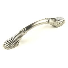 Orchid 3-3/4 Inch Center to Center Satin Nickel Cabinet Pull Orchid 3-3/4 Inch Center to Center Satin Nickel Cabinet Pull