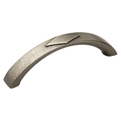 Vasari 3-3/4 Inch Center to Center Antique Nickel Cabinet Pull Vasari 3-3/4 Inch Center to Center Antique Nickel Cabinet Pull