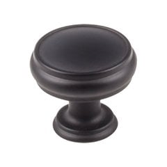 Serene 1-3/8 Inch Diameter Flat Black Cabinet Knob Serene 1-3/8 Inch Diameter Flat Black Cabinet Knob