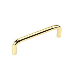 Wire Pulls Pull 3-1/2 inch Center to Center Polished Brass Wire Pulls Pull 3-1/2 inch Center to Center Polished Brass