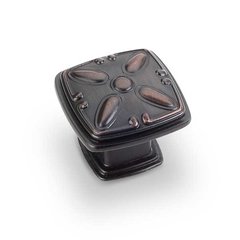 Milan 2 1-3/16 Inch Diameter Dark Brushed Antique Copper Cabinet Knob Milan 2 1-3/16 Inch Diameter Dark Brushed Antique Copper Cabinet Knob