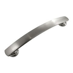 American Diner 5-1/16 Inch Center to Center Satin Nickel Cabinet Pull American Diner 5-1/16 Inch Center to Center Satin Nickel Cabinet Pull