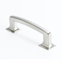 Hearthstone 3-3/4 Inch Center to Center Brushed Nickel Cabinet Pull Hearthstone 3-3/4 Inch Center to Center Brushed Nickel Cabinet Pull