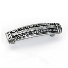Santa Fe Trail 3 Inch Center to Center Brushed Satin Nickel Cabinet Pull Santa Fe Trail 3 Inch Center to Center Brushed Satin Nickel Cabinet Pull