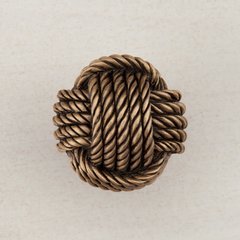 Monkey's Fist Knob 1-1/4 inch Diameter Museum Gold Monkey's Fist Knob 1-1/4 inch Diameter Museum Gold