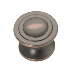 Deco 1-1/4 Inch Diameter Oil Rubbed Bronze Highlighted Cabinet Knob Deco 1-1/4 Inch Diameter Oil Rubbed Bronze Highlighted Cabinet Knob