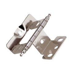 Full Inset Minaret Tip Hinge Sterling Nickel - Sold Each Full Inset Minaret Tip Hinge Sterling Nickel - Sold Each