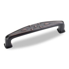 Milan 2 3-3/4 Inch Center to Center Dark Brushed Antique Copper Cabinet Pull Milan 2 3-3/4 Inch Center to Center Dark Brushed Antique Copper Cabinet Pull