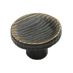 Ovale Designs 1-3/4 Inch Diameter Antique Bronze Cabinet Knob Ovale Designs 1-3/4 Inch Diameter Antique Bronze Cabinet Knob