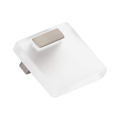 Quad Pull 5/8" C/C Transparent W/ Brushed Nickel Quad Pull 5/8" C/C Transparent W/ Brushed Nickel