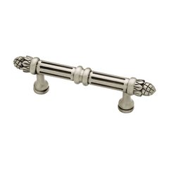French Romantics 3 Inch Center to Center Brushed Satin Pewter Cabinet Pull French Romantics 3 Inch Center to Center Brushed Satin Pewter Cabinet Pull