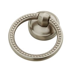Taryn 2-1/8 Inch Diameter Satin Nickel Cabinet Ring Pull Taryn 2-1/8 Inch Diameter Satin Nickel Cabinet Ring Pull