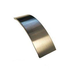 Luna 3-3/4 Inch Center to Center Brushed Chrome Cabinet Pull Luna 3-3/4 Inch Center to Center Brushed Chrome Cabinet Pull