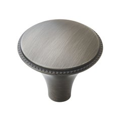 Atherly 1-3/16 Inch Diameter Antique Silver Cabinet Knob Atherly 1-3/16 Inch Diameter Antique Silver Cabinet Knob