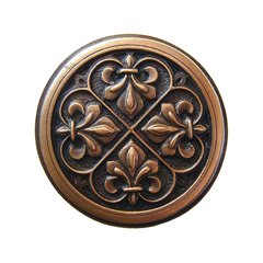 Olde World 1-3/8 Inch Diameter Antique Copper Cabinet Knob Olde World 1-3/8 Inch Diameter Antique Copper Cabinet Knob