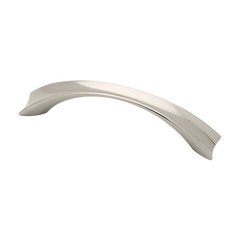 Gio 3-3/4 Inch Center to Center Polished Nickel Cabinet Pull Gio 3-3/4 Inch Center to Center Polished Nickel Cabinet Pull