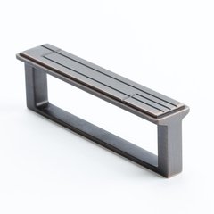 Oak Park 3-3/4 Inch Center to Center Venetian Bronze Cabinet Pull Oak Park 3-3/4 Inch Center to Center Venetian Bronze Cabinet Pull