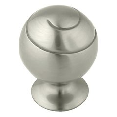 Swirl'Z 1-3/4 Inch Diameter Satin Nickel Cabinet Knob Swirl'Z 1-3/4 Inch Diameter Satin Nickel Cabinet Knob