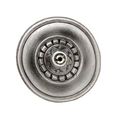 King's Road 1-1/4 Inch Diameter Antique Pewter Cabinet Knob King's Road 1-1/4 Inch Diameter Antique Pewter Cabinet Knob