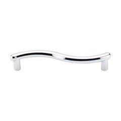 Nouveau 3-3/4 Inch Center to Center Polished Chrome Cabinet Pull Nouveau 3-3/4 Inch Center to Center Polished Chrome Cabinet Pull