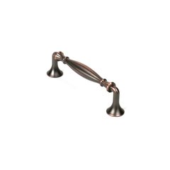 Fiori 4 Inch Center to Center Antique Bronze With Copper Cabinet Pull Fiori 4 Inch Center to Center Antique Bronze With Copper Cabinet Pull
