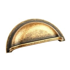 Milan 3 Inch Center to Center Antique Copper Cabinet Cup Pull Milan 3 Inch Center to Center Antique Copper Cabinet Cup Pull
