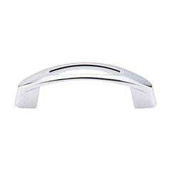Nouveau 3 Inch Center to Center Polished Chrome Cabinet Pull Nouveau 3 Inch Center to Center Polished Chrome Cabinet Pull