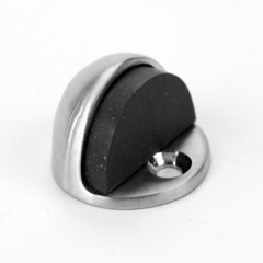 Low Dome Floor Stop 1 inch H Satin Chrome Low Dome Floor Stop 1 inch H Satin Chrome